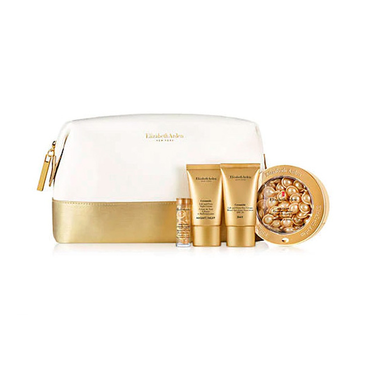 elizabeth arden ceramide 60 cápsulas set 4 piezas+neceser elizabeth arden ceramide 60 cápsulas set 4 piezas+neceser