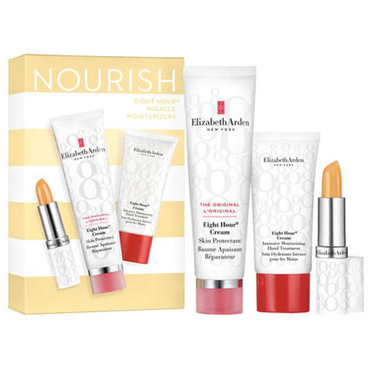 elizabeth arden eight hour nourishing skin essentials set 3 piezas elizabeth arden eight hour nourishing skin essentials set 3 piezas