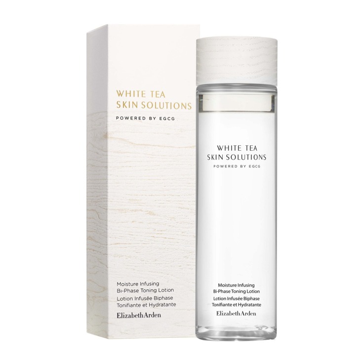 elizabeth arden white tea skin solutions moisture infusing bi-phase toning lotion 200ml