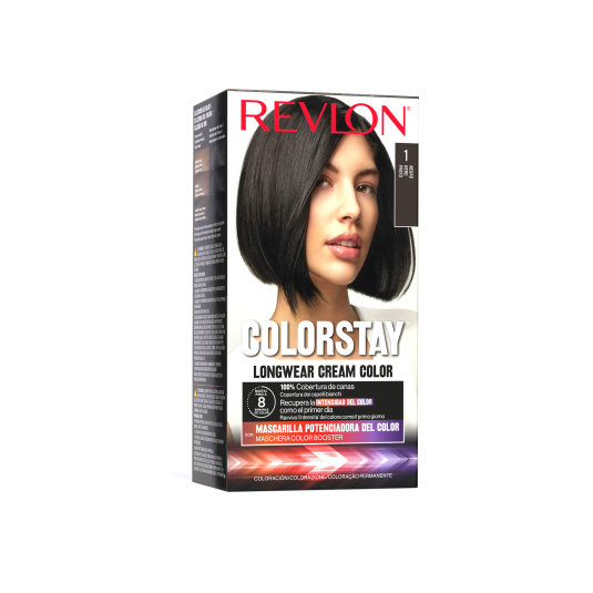 revlon colorstay longwear cream color negro 1