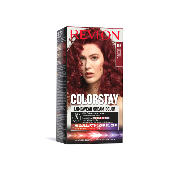 revlon colorstay longwear cream color rojo intenso 6.6