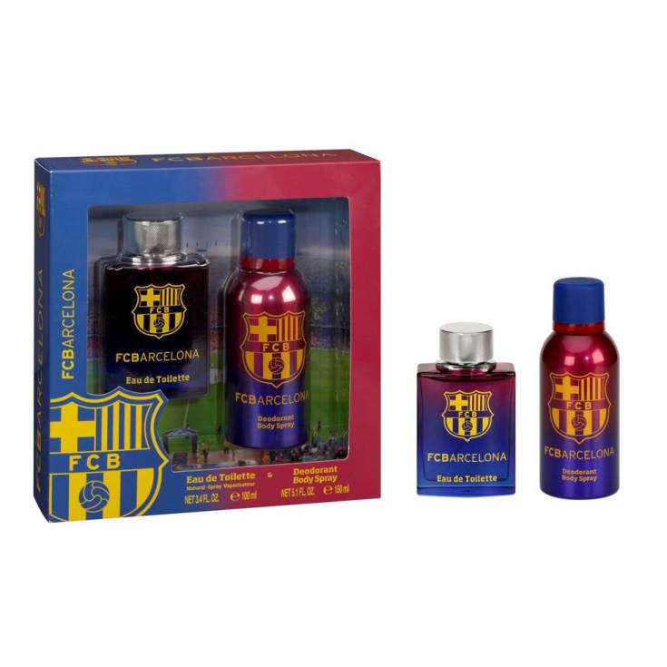 f.c.barcelona set colonia 100ml + desodorante 150ml