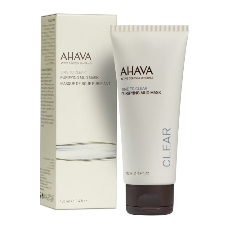 ahava time to clear purifying mud mask 100ml