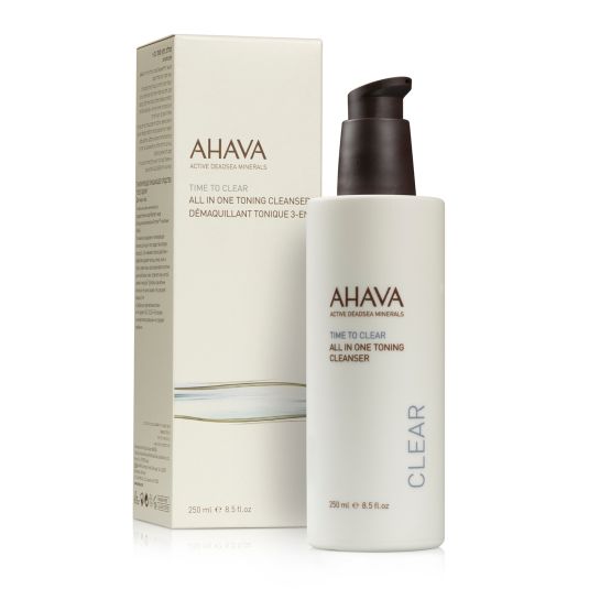 ahava all in one toning cleanser 250ml