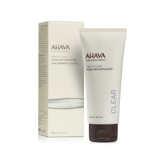 ahava facial mud exfoliator 100ml