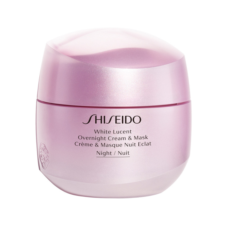 shiseido white lucent overnight cream & mask 75ml shiseido white lucent overnight cream & mask 75ml