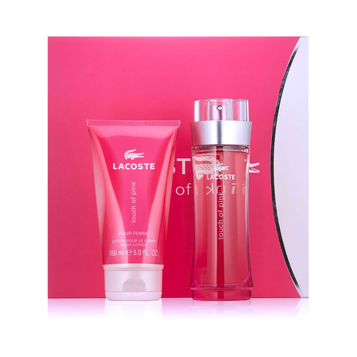 lacoste touch of pink eau de toilette 90ml cofre regalo 3 piezas lacoste touch of pink eau de toilette 90ml cofre regalo 3 piezas