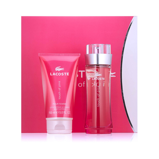 lacoste touch of pink eau de toilette 90ml cofre regalo 3 piezas lacoste touch of pink eau de toilette 90ml cofre regalo 3 piezas