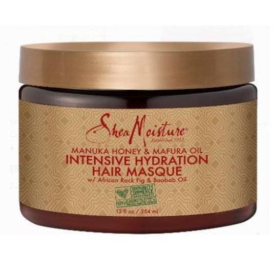 shea moisture manuka honey & mafura oil hair masque 340g