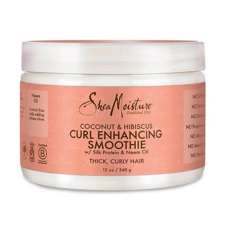 shea moisture coconut & hibiscus curl smoothie 340g