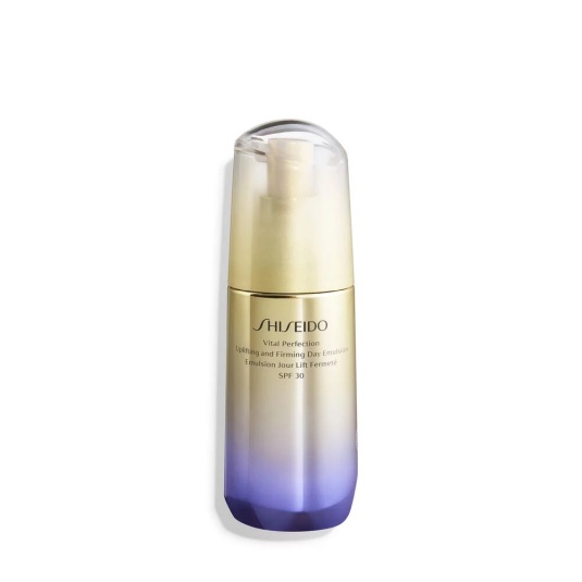 shiseido vital perfection uplifting and firming tratamiento facial reafirmante emulsión de día spf30 75ml shiseido vital perfection uplifting and firming tratamiento facial reafirmante emulsión de día spf30 75ml