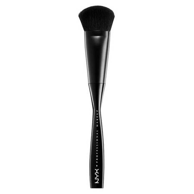 nyx angled buffing brush brocha maquillaje fluido nyx angled buffing brush brocha maquillaje fluido