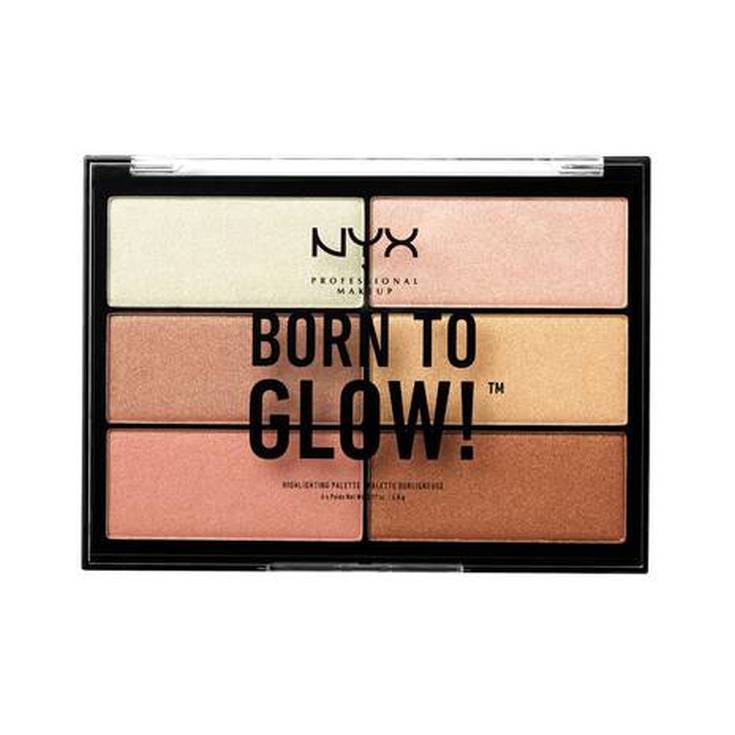nyx born to glow highlighting palette paleta iluminadores nyx born to glow highlighting palette paleta iluminadores