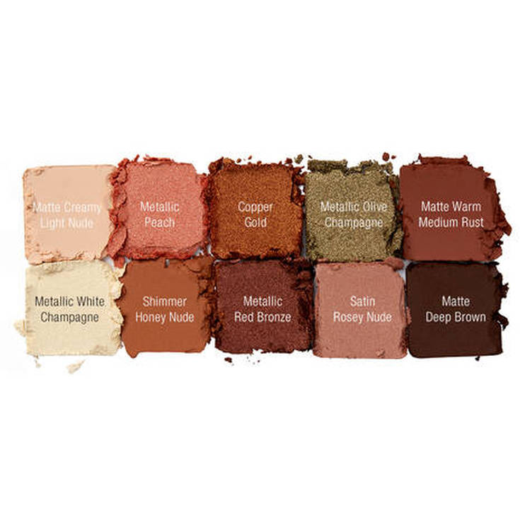 nyx away we glow shadow palette paleta sombra de ojos 10 tonos nyx away we glow shadow palette paleta sombra de ojos 10 tonos