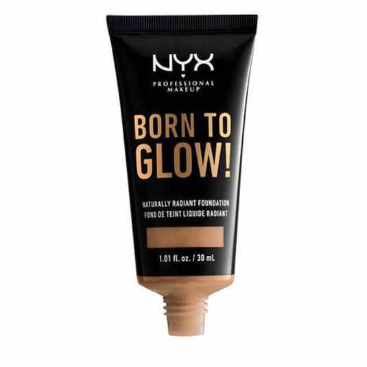 nyx born to glow! naturally radiant foundation base maquillaje nyx born to glow! naturally radiant foundation base maquillaje