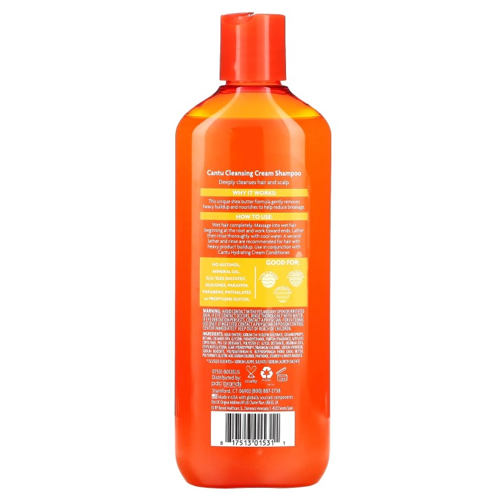 cantu shea butter cleansing cream shampoo 400ml