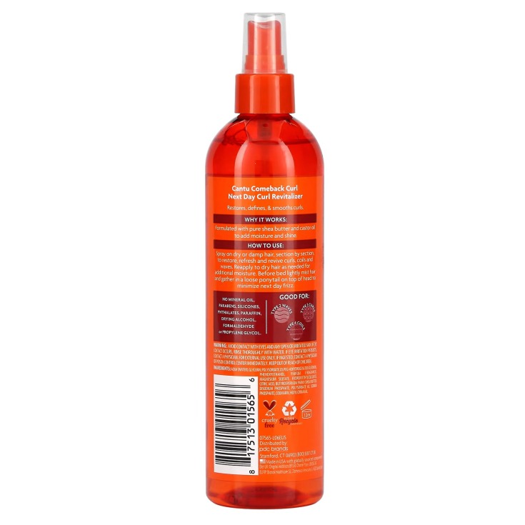 cantu shea butter for natural hair comeback curl revitalizer 355ml