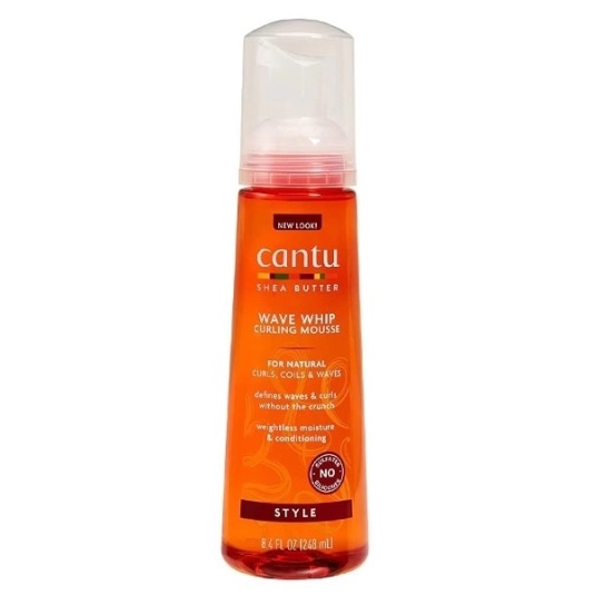 cantu shea butter for natural hair wave curling mousse 248ml