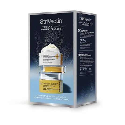 strivectin tl neck crrema plus + contorno face 50 set