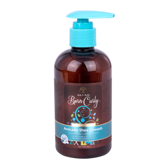 as i am born curly avocado shea cowash infantil 240ml