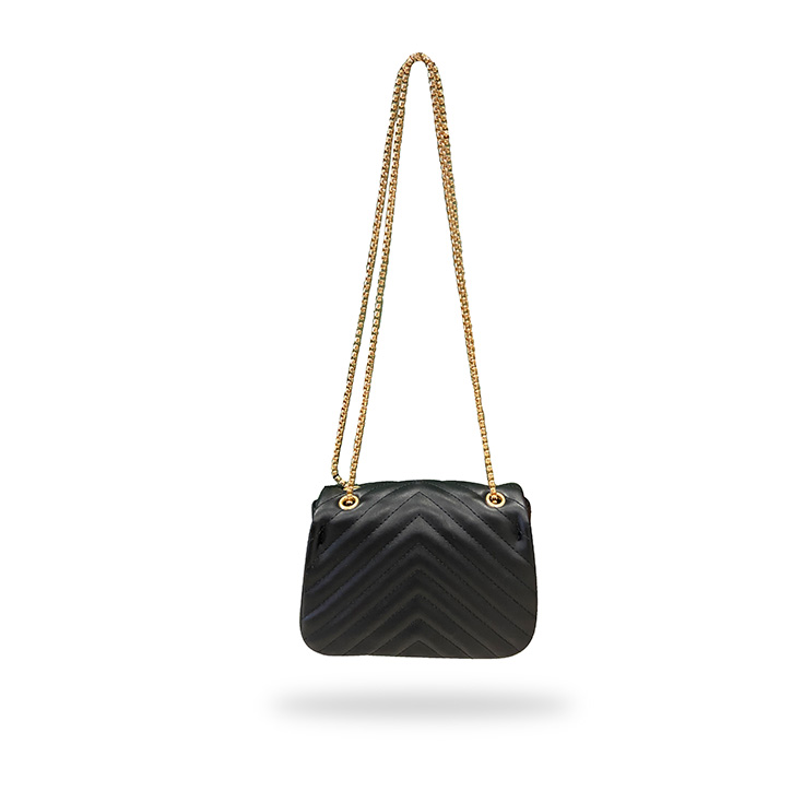 javier larrainzar bolso acolchado negro 