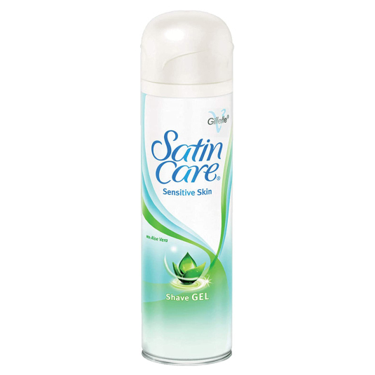 gillette satin care gel de depilacion para mujer piel sensible 200ml