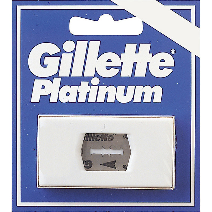 gillette platinum hojas de afeitar recambio 5 unidades