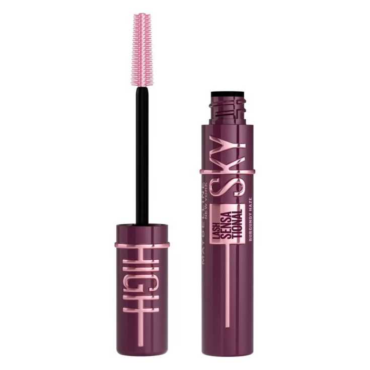 maybelline lash sensational sky high mascara de pestañas burgundy haze