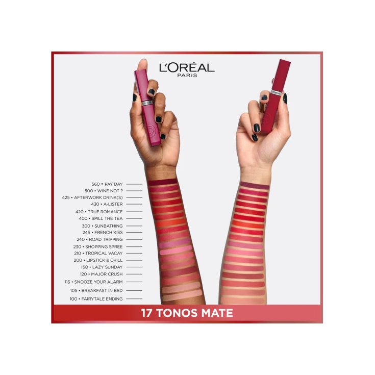 loreal infaillible le matte resistance labial