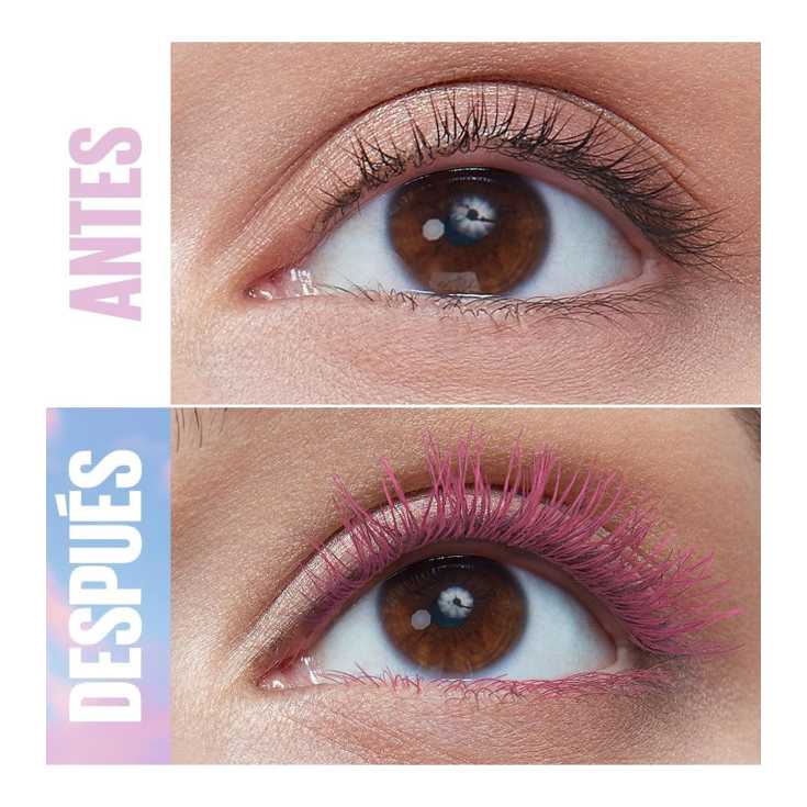 maybelline lash sensational sky high mascara de pestañas pink air