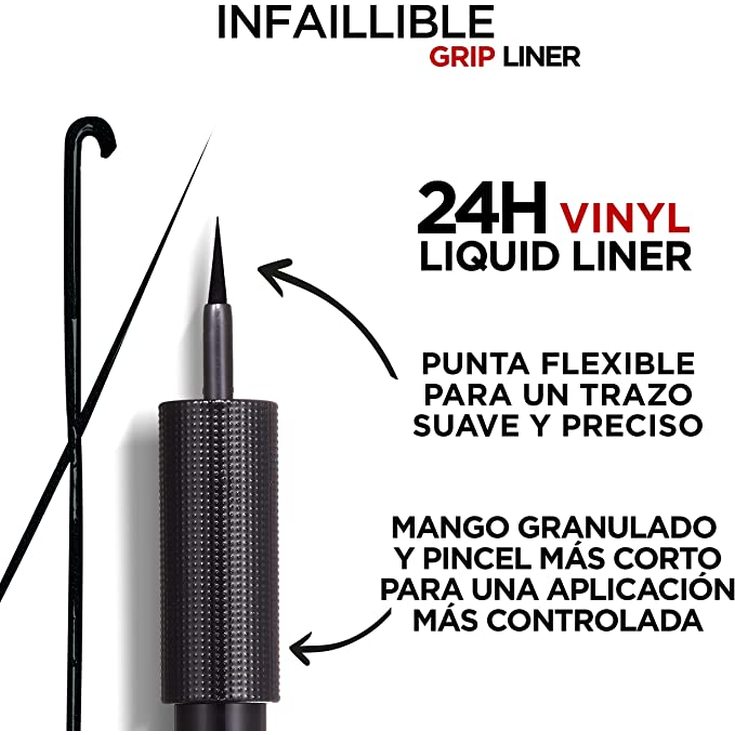 loreal infallible liquid liner vinyl black 24h