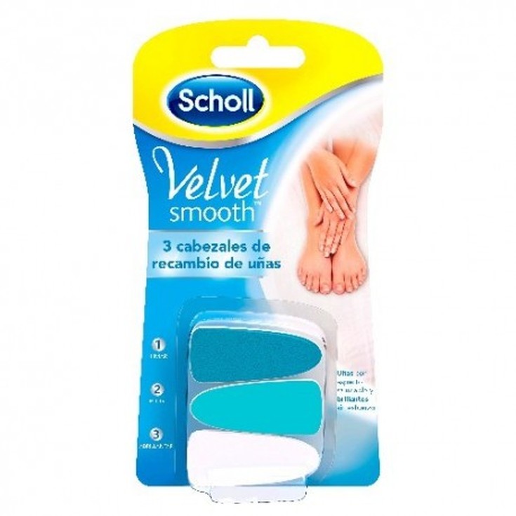 scholl velvet smooth 3 recambios lima uñas scholl velvet smooth 3 recambios lima uñas