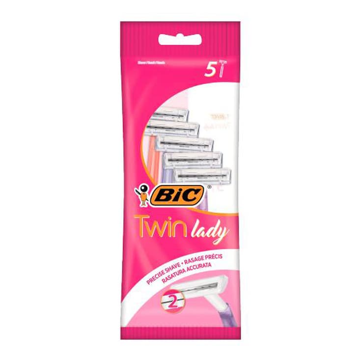 bic twin lady maquinilla depilacion desechable mujer 5ud bic twin lady maquinilla depilacion desechable mujer 5ud