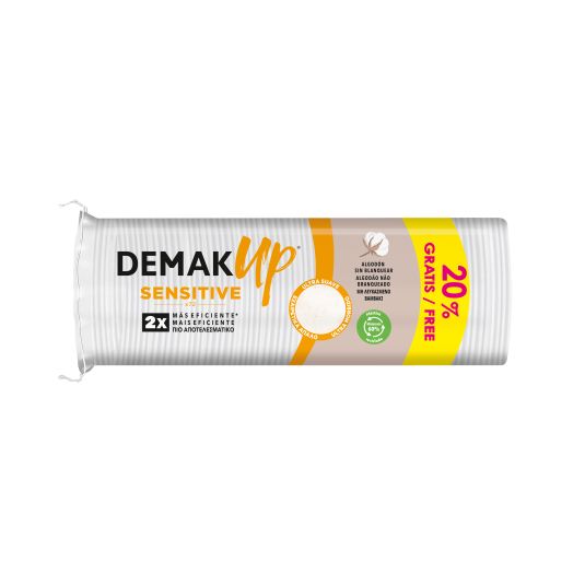 demak up sensitive discos algodon 60+12ud