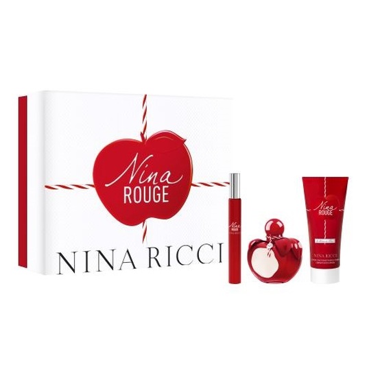 nina ricci rouge eau de toilette 50ml ccofre regalo 3 piezas nina ricci rouge eau de toilette 50ml ccofre regalo 3 piezas