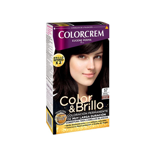 colorcrem color & brillo nº 57 marron chocolate tinte 