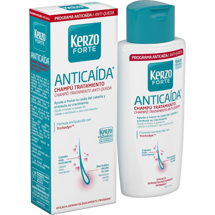 kerzo forte champu tratamiento anticaida 400 ml kerzo forte champu tratamiento anticaida 400 ml