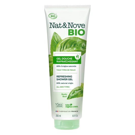 nat&nove bio gel refrescante albahaca 250ml