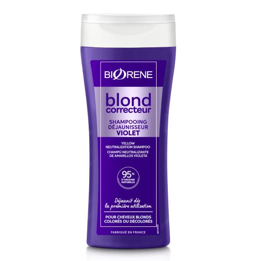 biorene argent champu violeta corrector cabello rubio 200ml