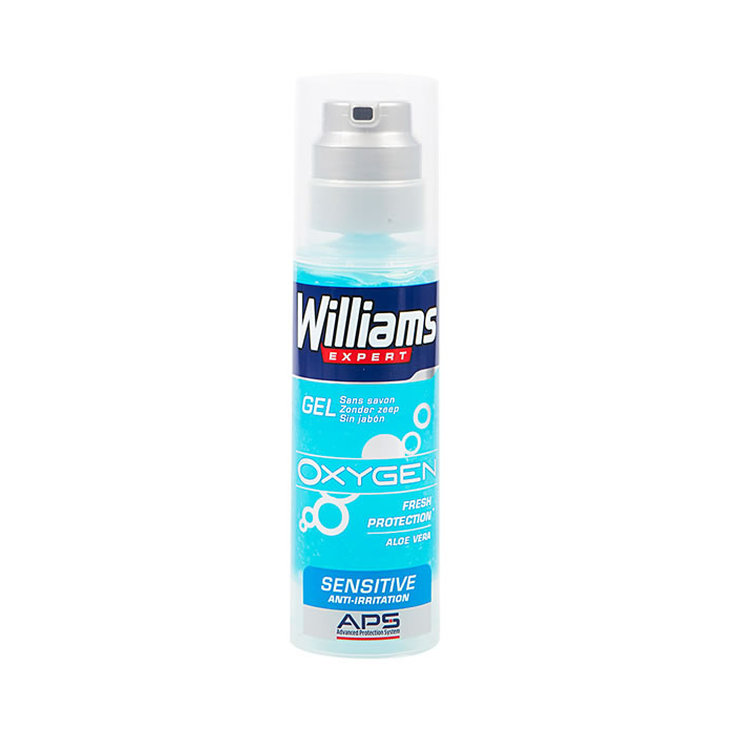william expert oxygen gel de afeitar piel sensible 150ml william expert oxygen gel de afeitar piel sensible 150ml
