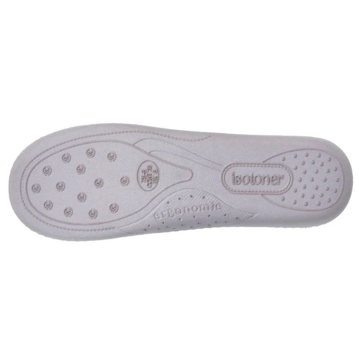 isotoner zapatillas de casa gris con flores