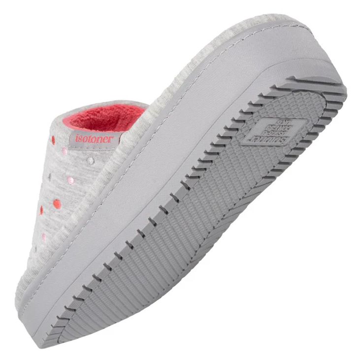 isotoner zapatillas de casa sandaliasgris con circulos