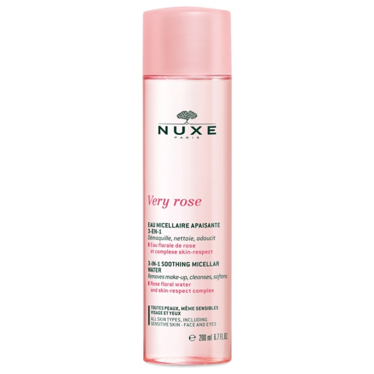 nuxe very rose agua micelar calmante 3en2 nuxe very rose agua micelar calmante 3en2