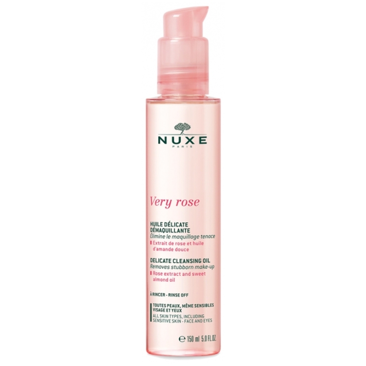 nuxe very rose aceite delicado desmaquillante 150ml nuxe very rose aceite delicado desmaquillante 150ml