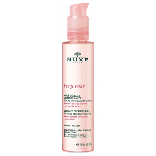 nuxe very rose aceite delicado desmaquillante 150ml