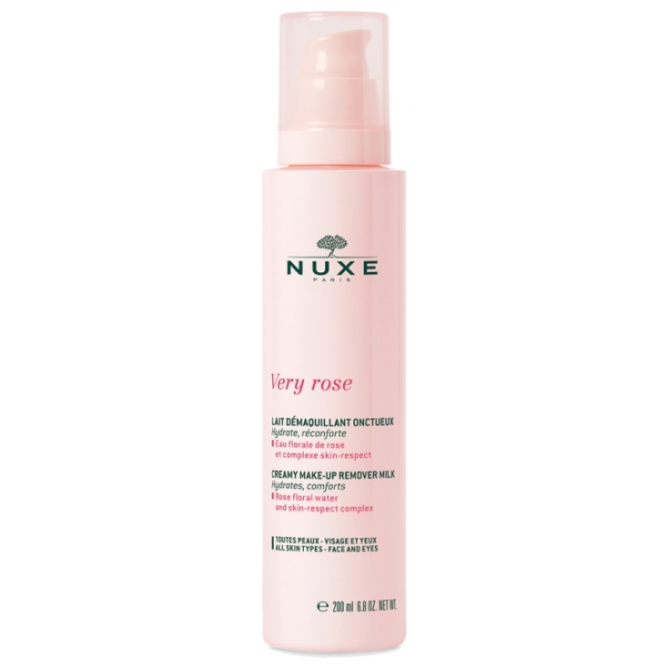 nuxe very rose leche desmaquillante cremosa 200ml nuxe very rose leche desmaquillante cremosa 200ml
