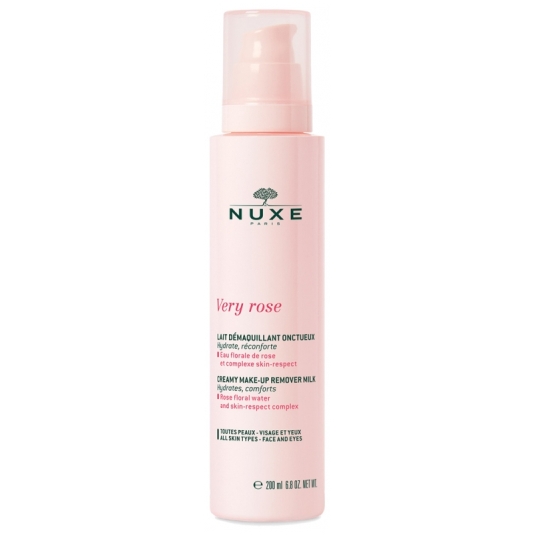 nuxe very rose leche desmaquillante cremosa 200ml