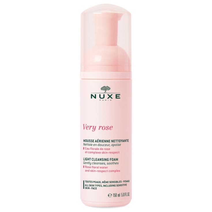 nuxe very rose espuma limpiadora 150ml