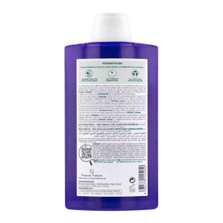 klorane centaurea bio champu 400ml