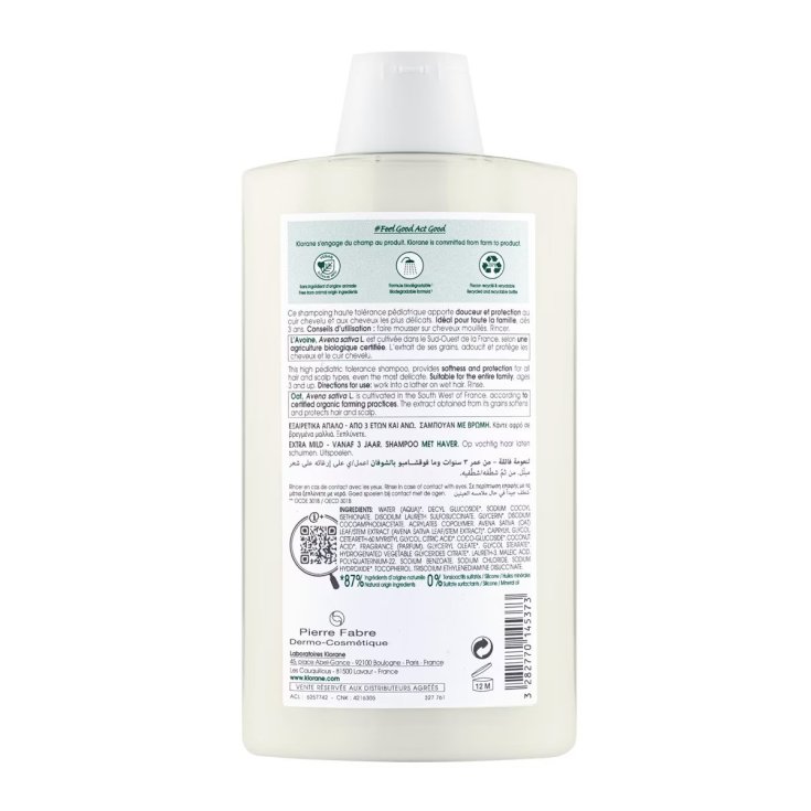 klorane champu avena 400ml